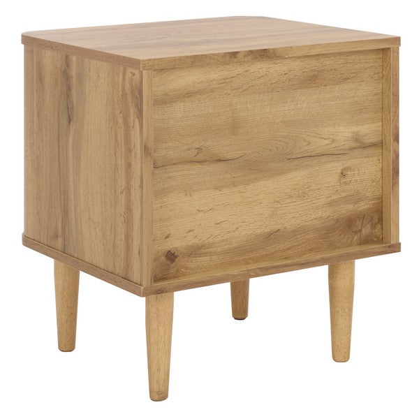 Brey 2 Drawer Nightstand in Oak