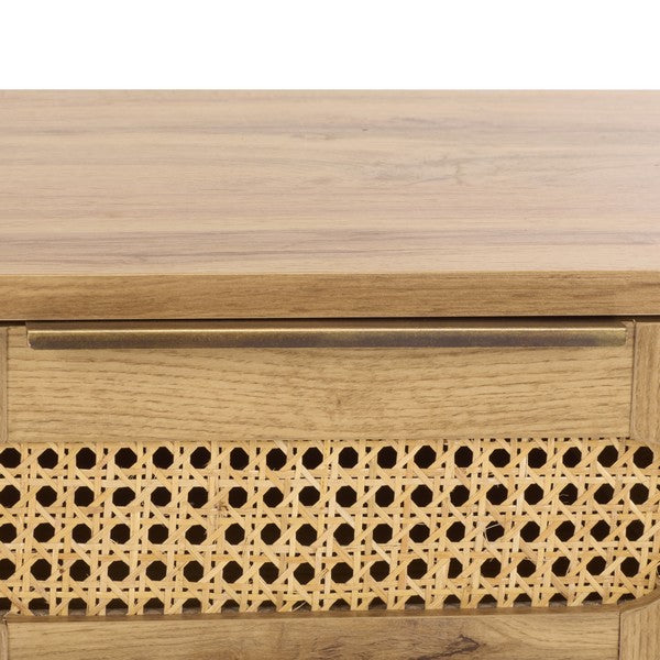 Brey 2 Drawer Nightstand in Oak