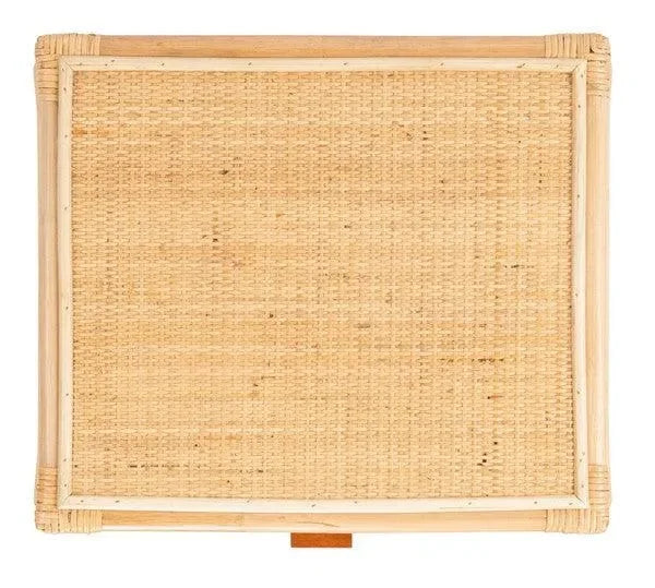 Bali Rattan Nightstand in Natural - The Mayfair Hall