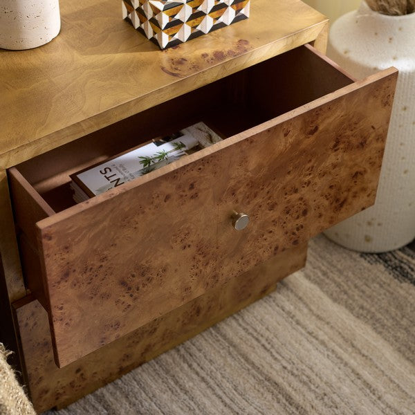 Tahan Wood Nightstand in Natural