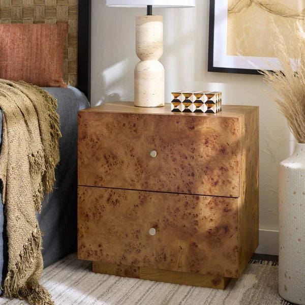 Tahan Wood Nightstand in Natural