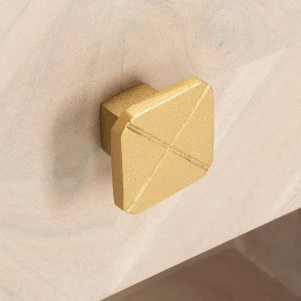 Tahseen Acacia Wood Nightstand in White Wash - The Mayfair Hall