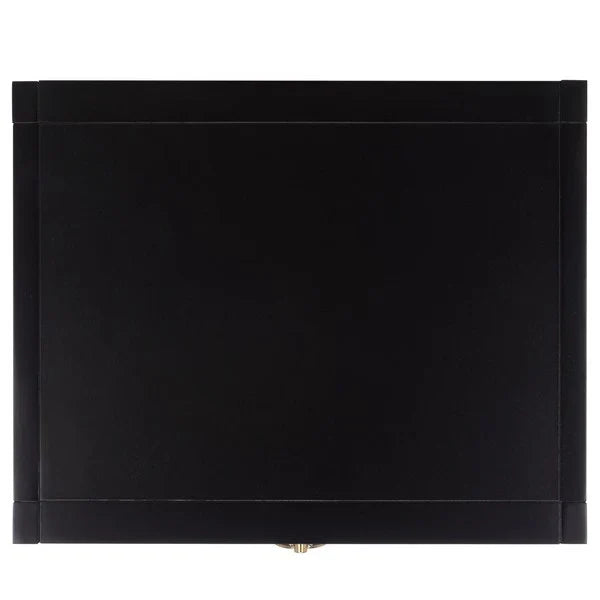 Sadie Wood Nightstand in Black