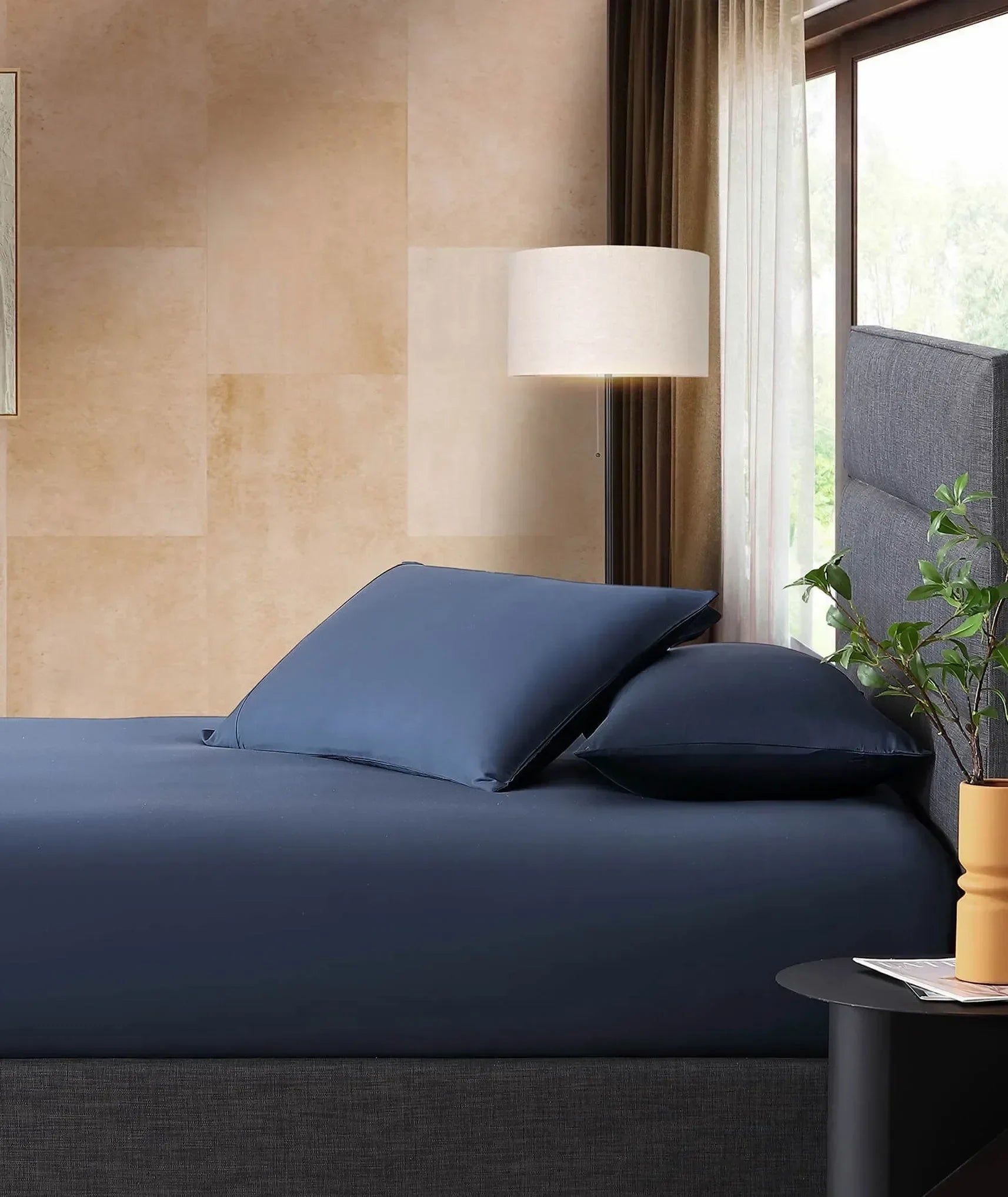 Natural Premium Bamboo Fitted Sheet - The Mayfair Hall