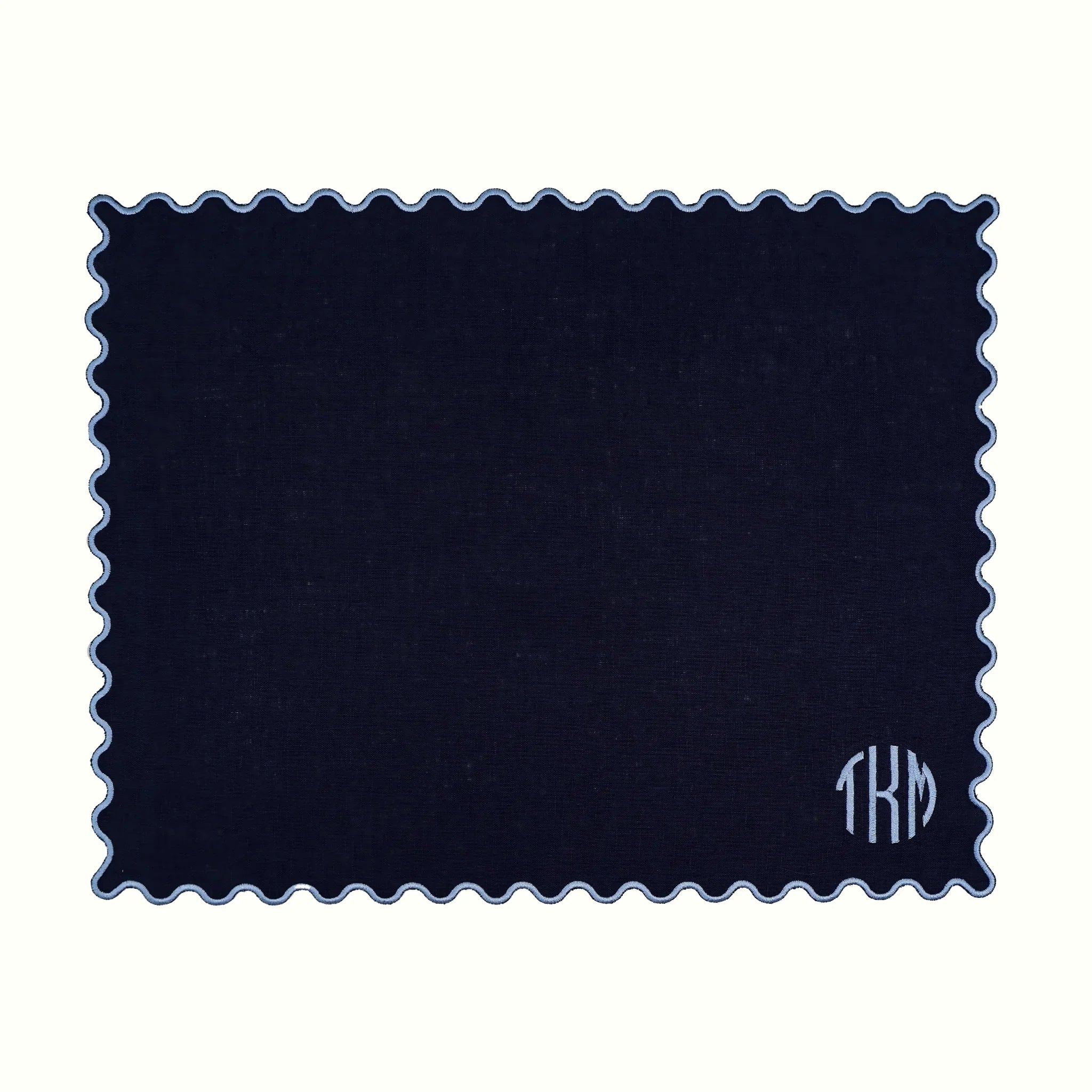The Vivienne Placemats - Navy - The Mayfair Hall