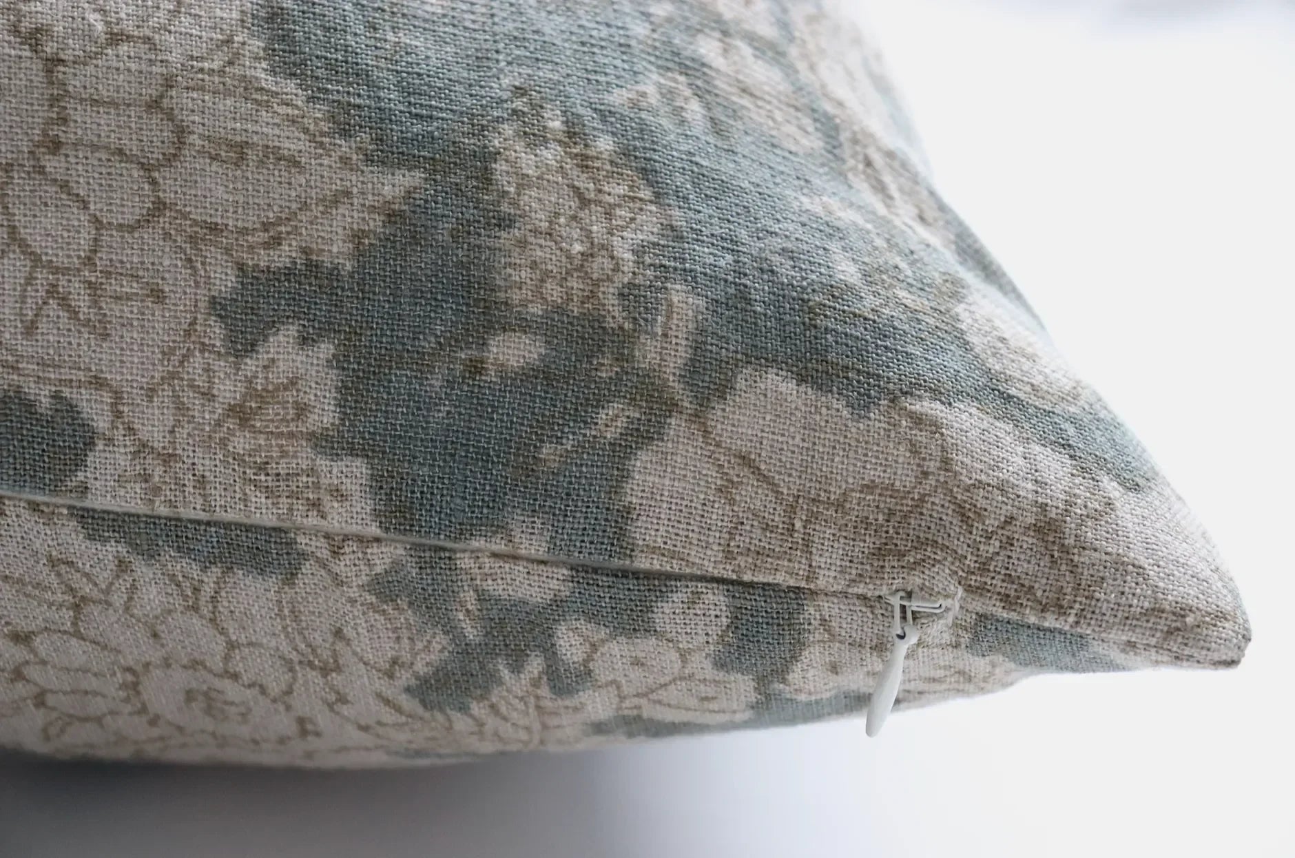 Nellie Floral Pillow Cover in Blue - The Mayfair Hall