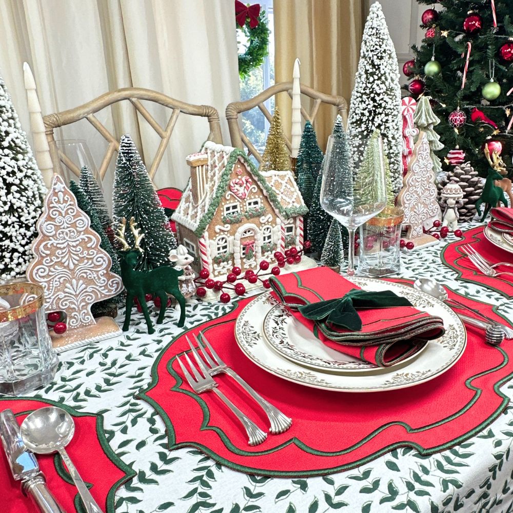 Red Christmas Belle - Placemats (Set of 4)
