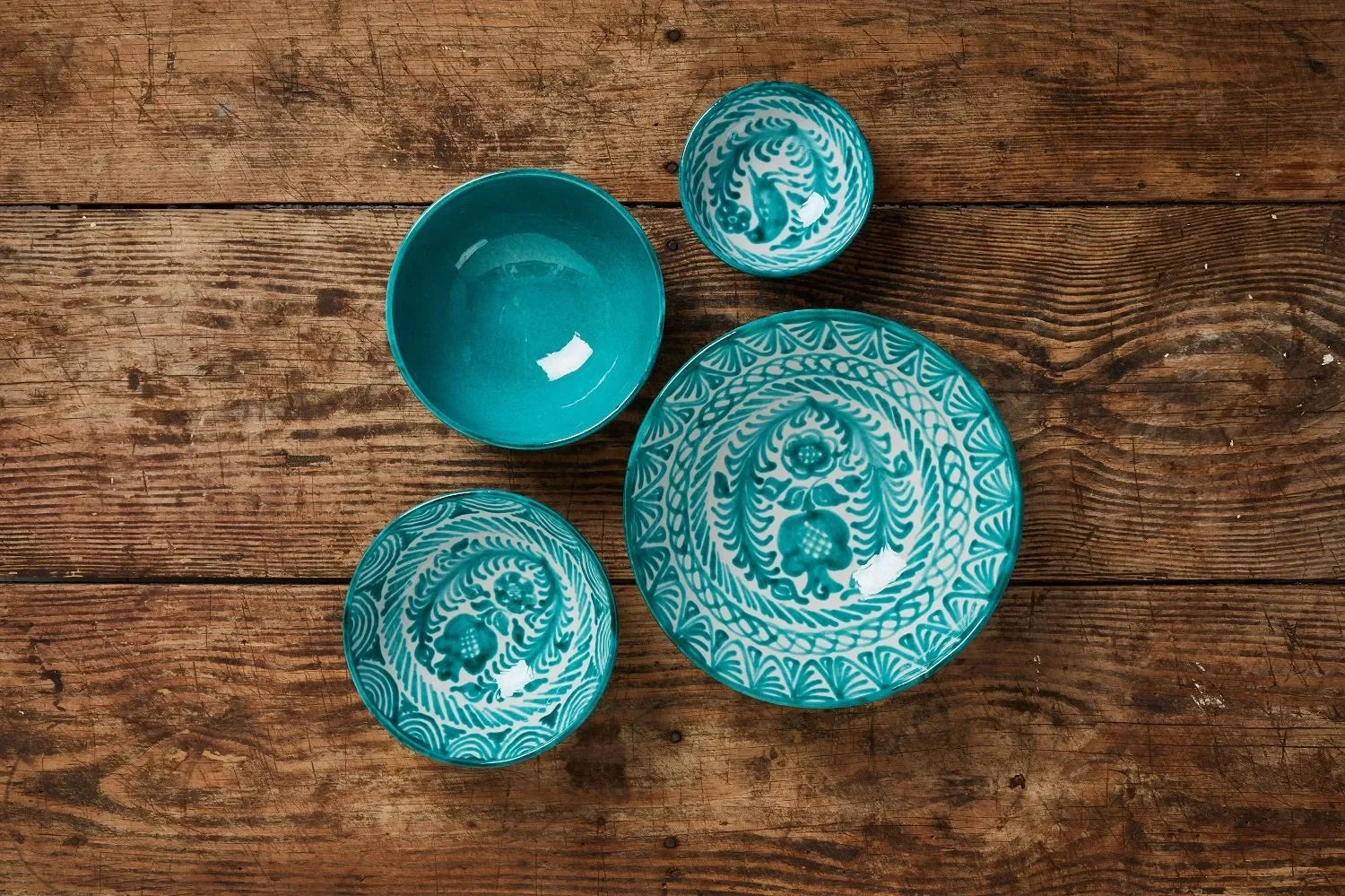 Small bowl with hand painted designs - The Mayfair Hall