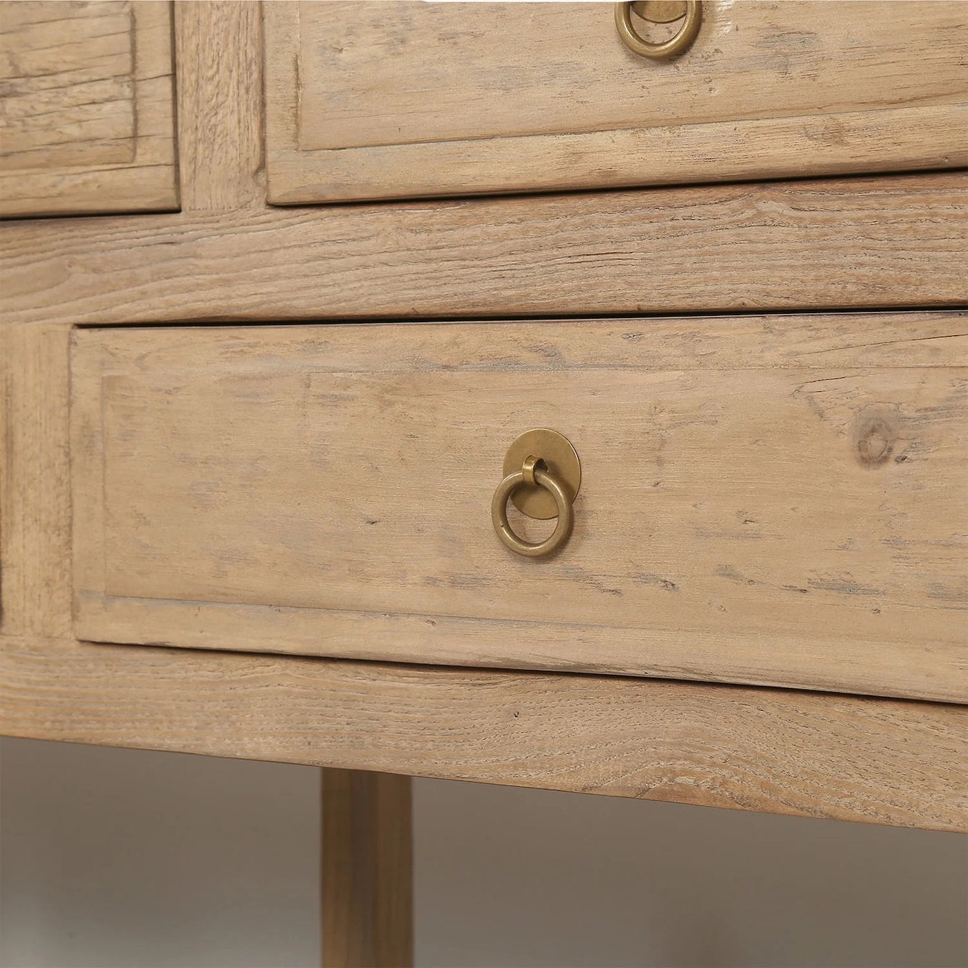 Nine Drawer Elm Sideboard