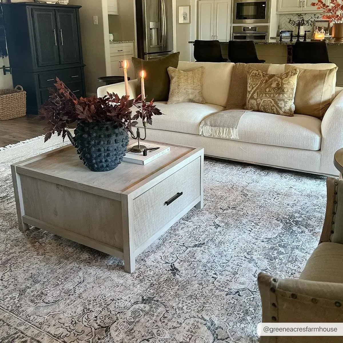 Olive Holi-2304 Washable Area Rug - The Mayfair Hall