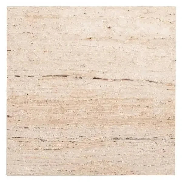 Olivia Marble Accent Table in Off White - The Mayfair Hall