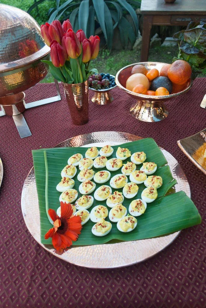 Copper Thessaly Round Platter - The Mayfair Hall