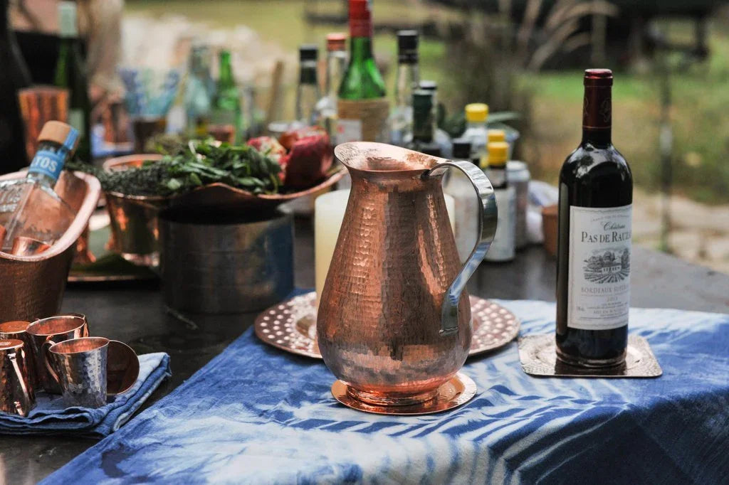 Napa Copper Bottle Coasters - The Mayfair Hall