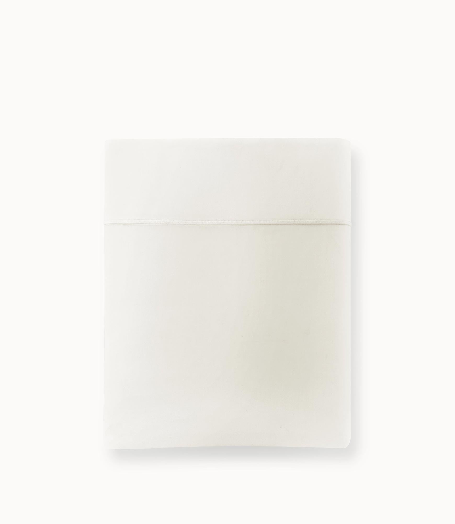 Boutique Ivory Percale Flat Sheet