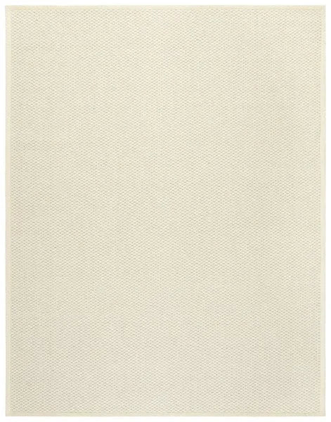 Palm Beach Wool and Sisal Rug in Ivory with Woven Pattern - The Mayfair Hall