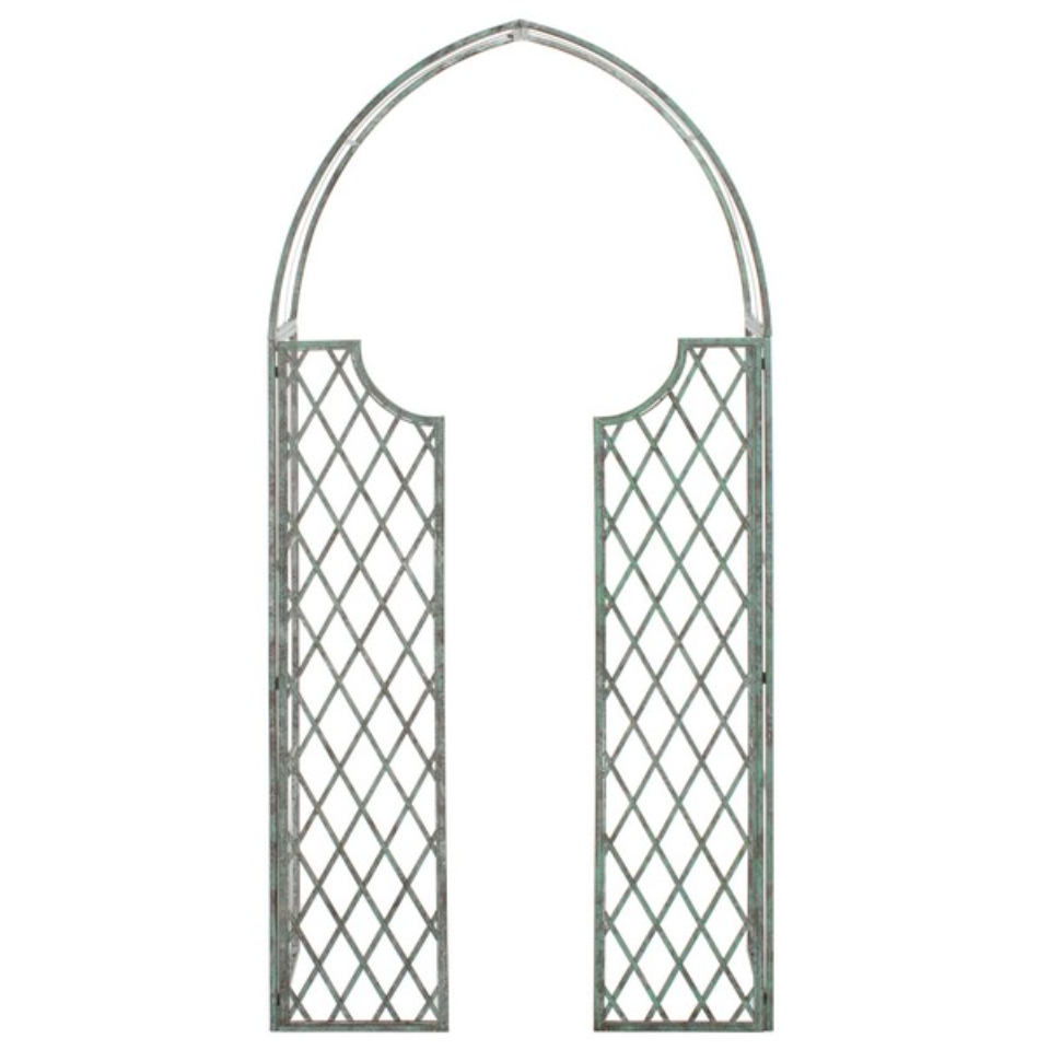 Jaida Iron Arbor in Antique Blue Green