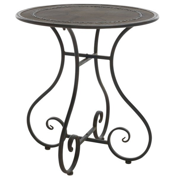 Adriel 3 Piece Iron Bistro Set in Antique Black