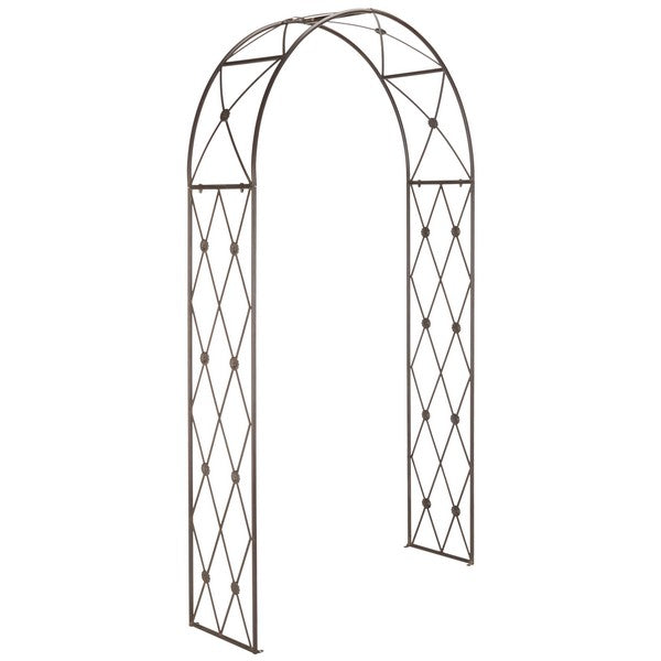 Atticus Iron Archway in Rustic Brown
