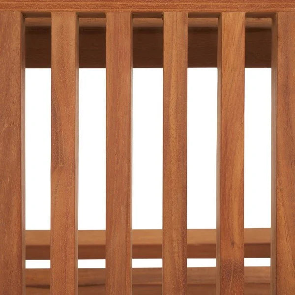 Holly Teak Wood Outdoor Folding Chair in Natural