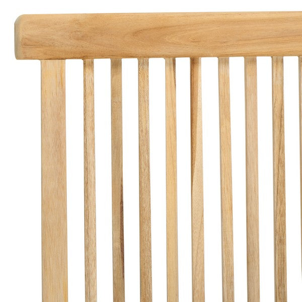 Marcus Teak Folding Patio Armchair in Natural (Set of 2)