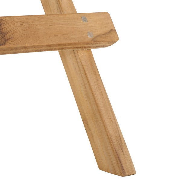 Rory Teak Outdoor Folding Round Table in Natural