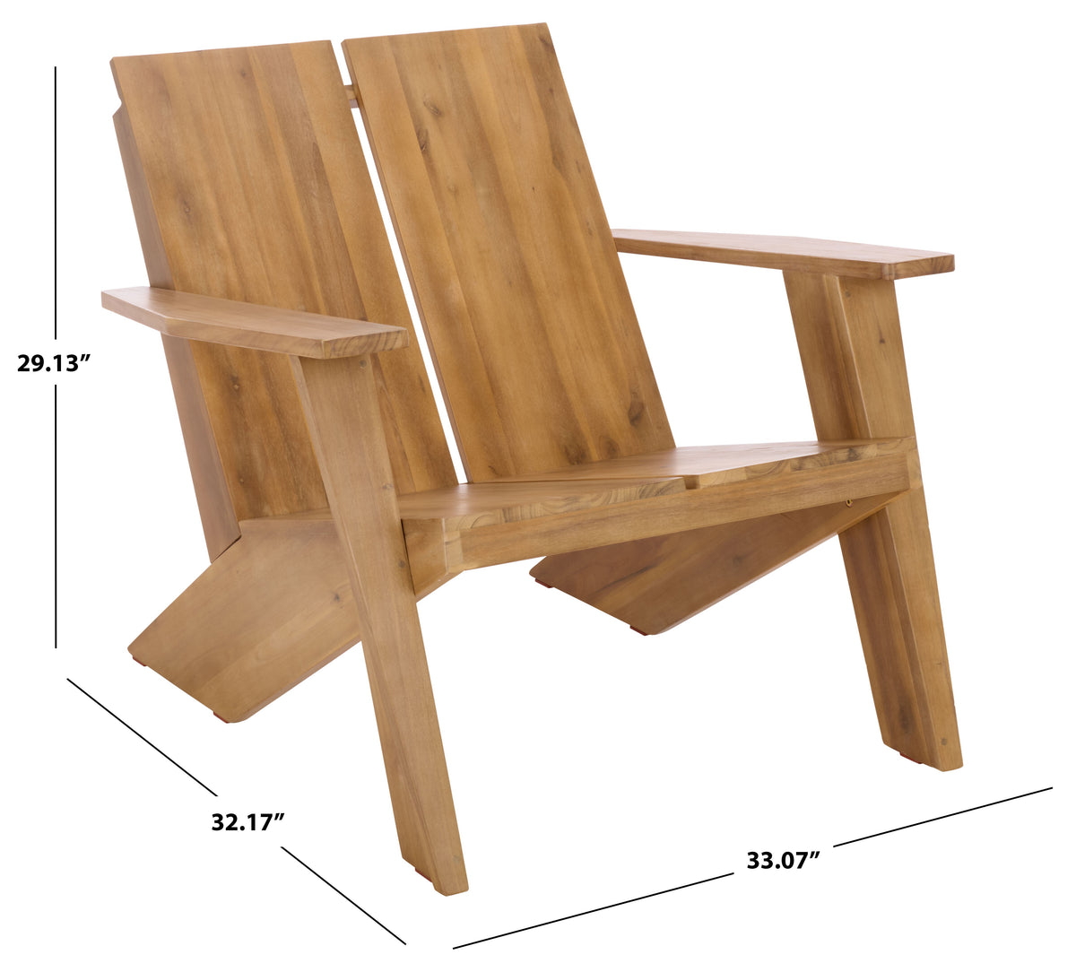 Maya Adirondack Chair in Oak