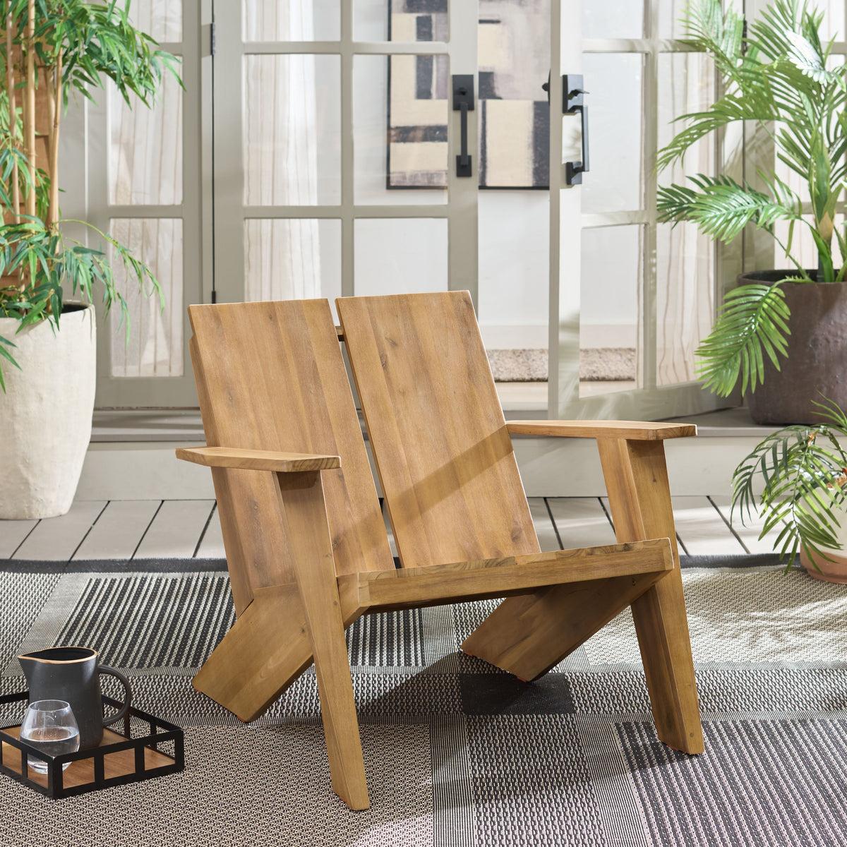 Maya Adirondack Chair in Oak
