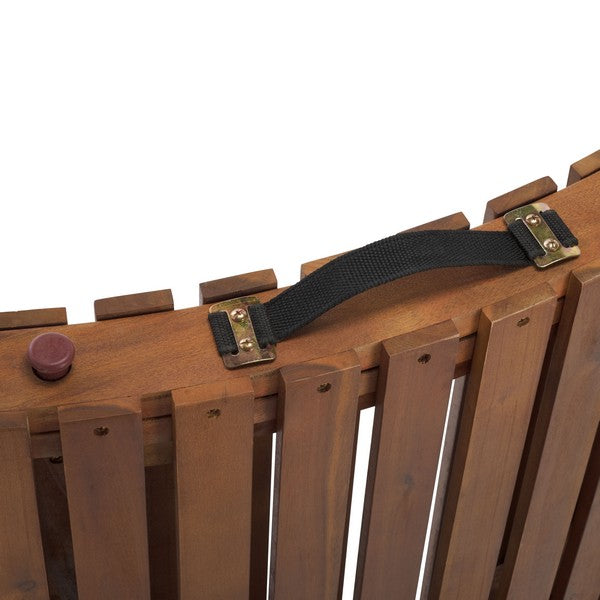 Fanty Acacia Folding Sunlounger in Teak