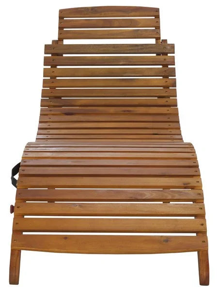 Fanty Acacia Folding Sunlounger in Teak