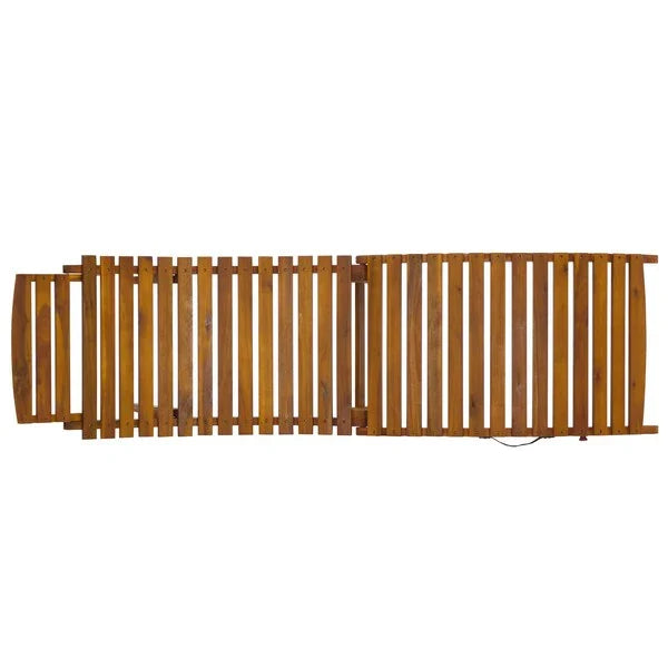 Fanty Acacia Folding Sunlounger in Teak