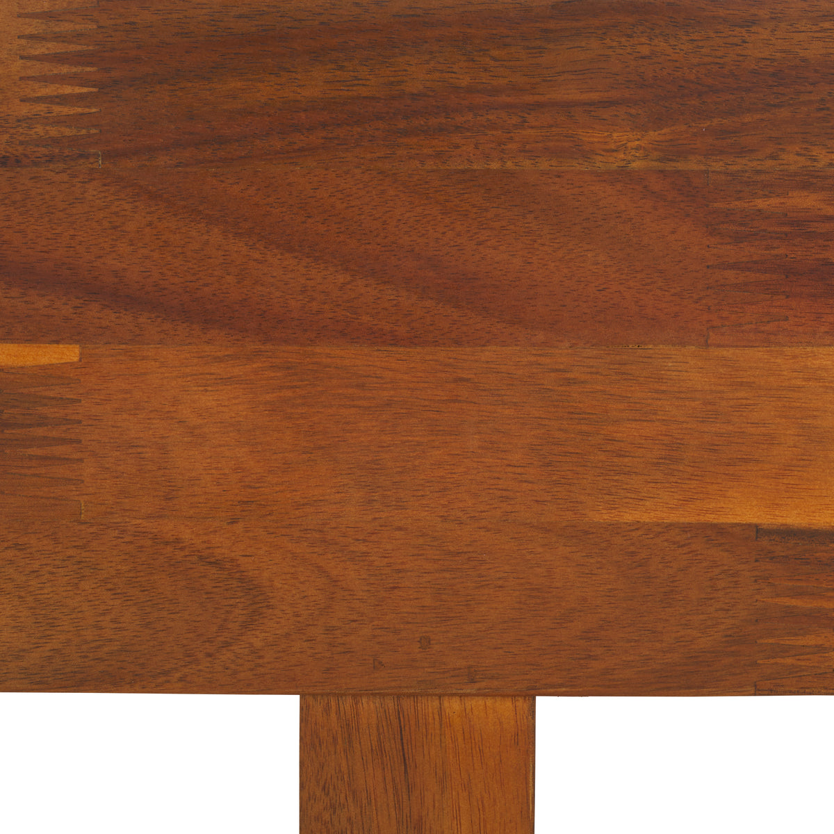Theo Loveseat Table in Natural and Taupe