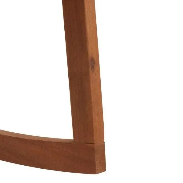 Vernon Acacia Wood Rocking Chair in Natural and Beige - The Mayfair Hall