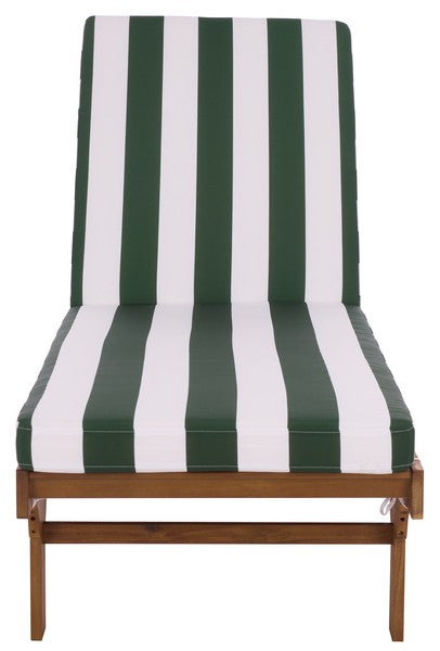 Newport Lounge Chair in Hunter Green Stripe
