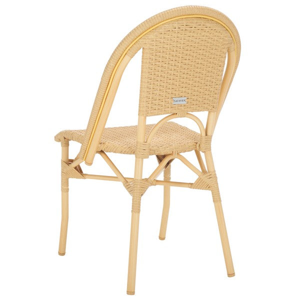 Torino Wicker Side Chair in Natural Wash (Set of 2)