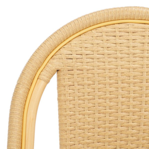 Torino Wicker Side Chair in Natural Wash (Set of 2)