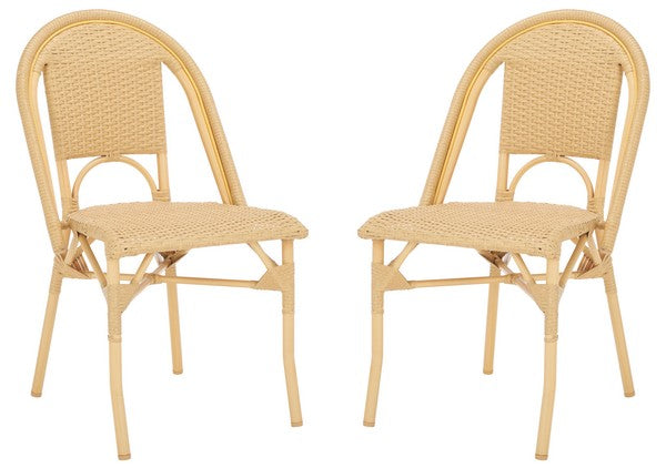 Torino Wicker Side Chair in Natural Wash (Set of 2)