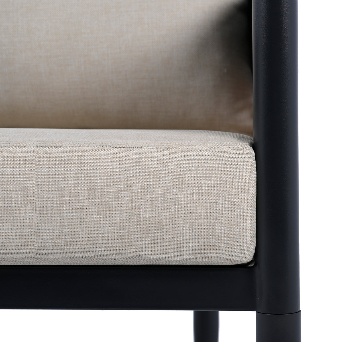 Harrison Chair in Black and Taupe — Set of 2