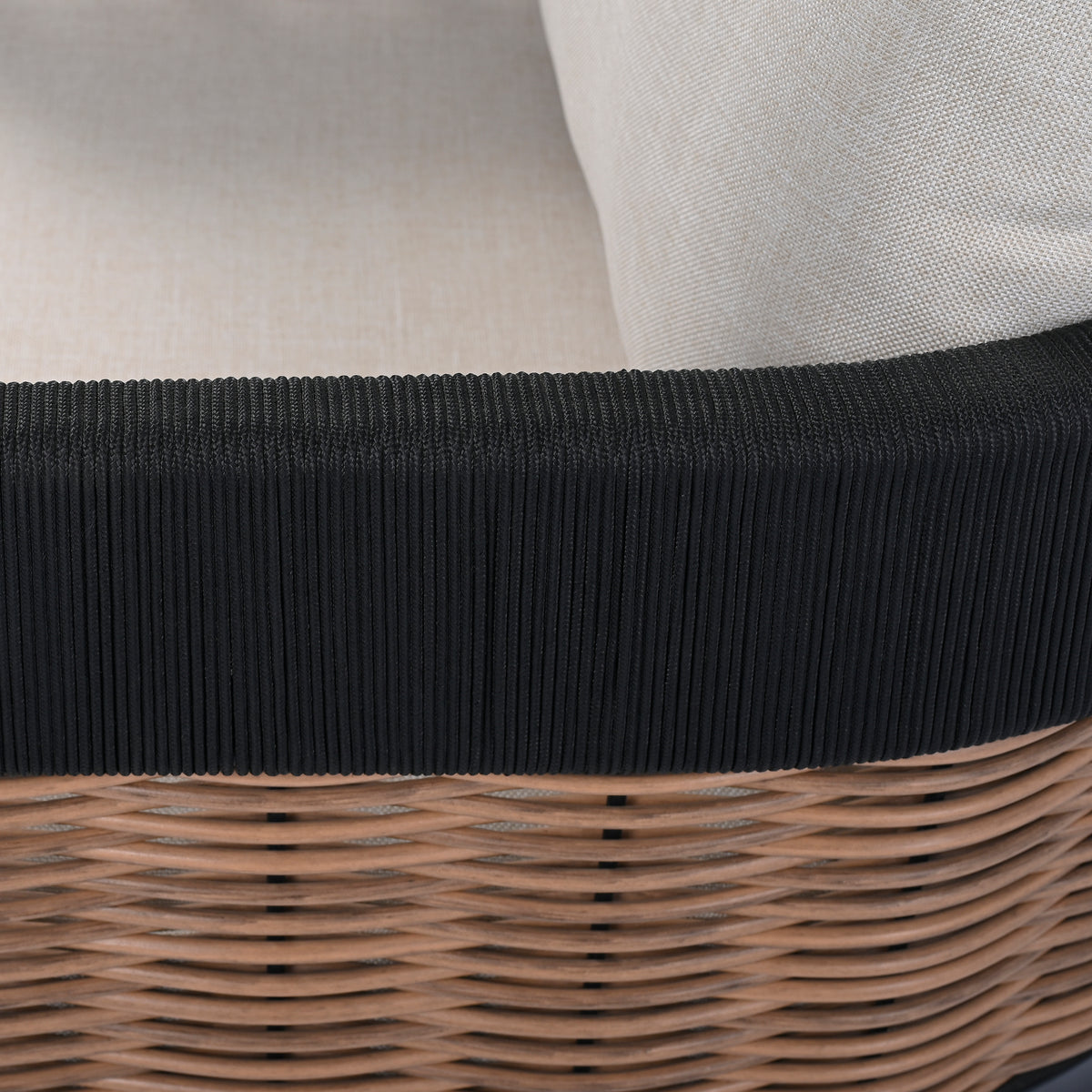 Harrison Chair in Black and Taupe — Set of 2