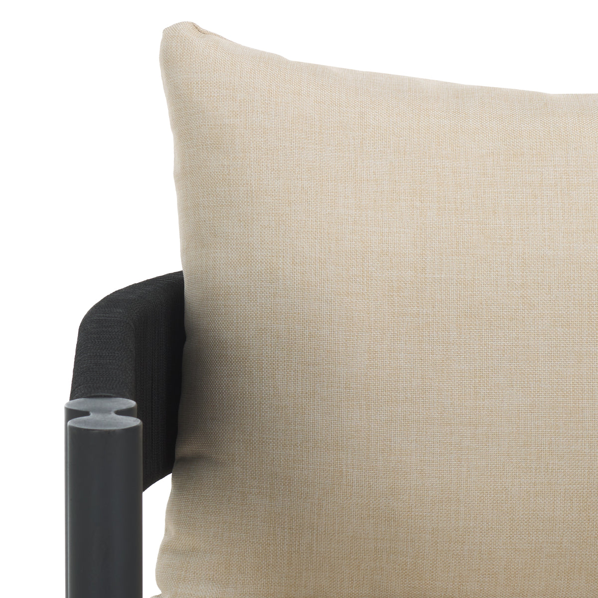 Viola Chair in Black and Taupe — Set of 2
