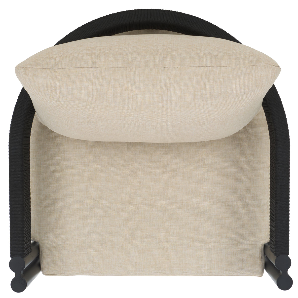 Viola Chair in Black and Taupe — Set of 2