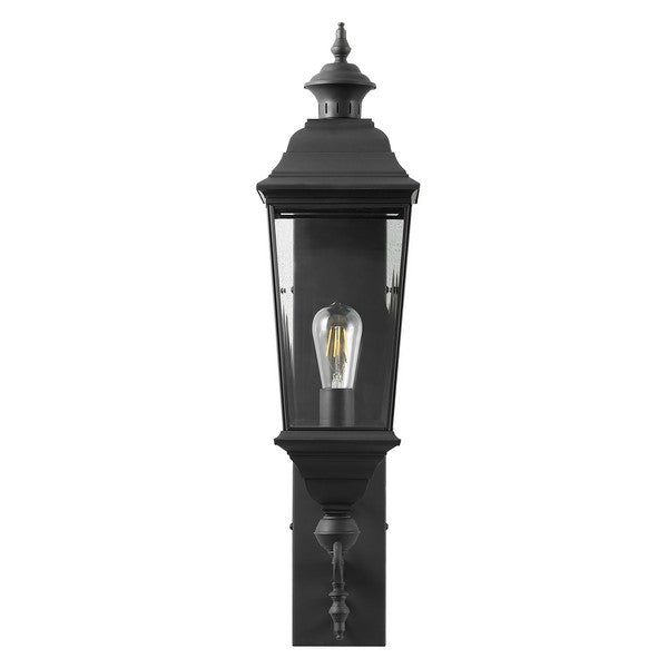 Braden Outdoor Metal Wall Sconce in Black