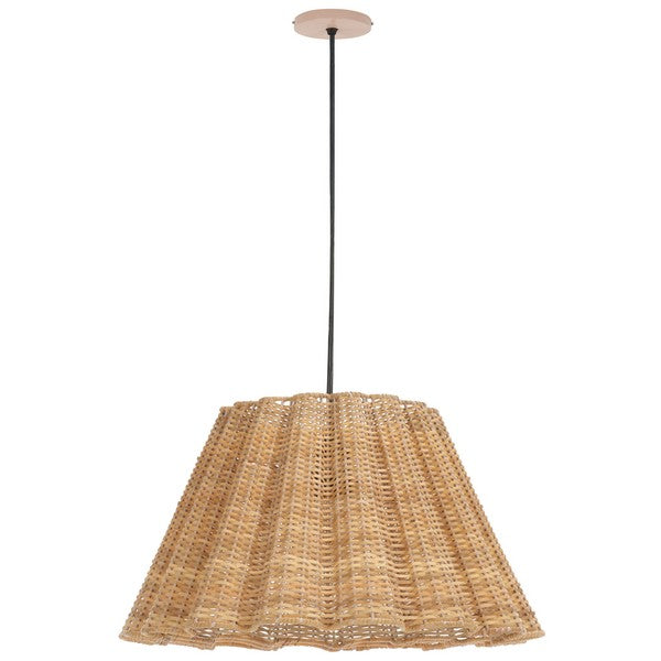Luca Cane Pendant Lighting in Natural