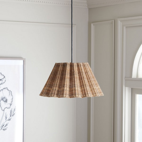 Luca Cane Pendant Lighting in Natural
