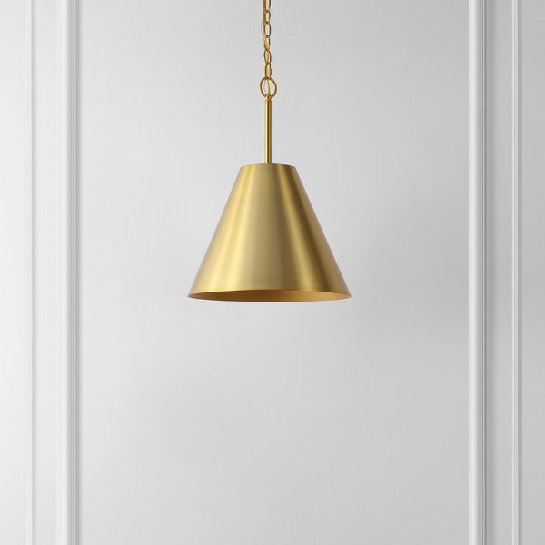 Jenner Pendant in Brass Gold