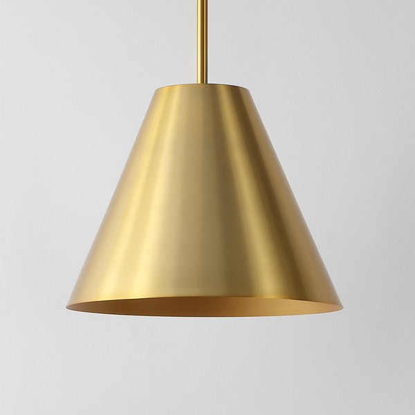 Jenner Pendant in Brass Gold