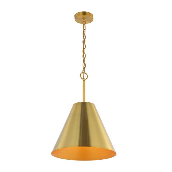 Jenner Pendant in Brass Gold