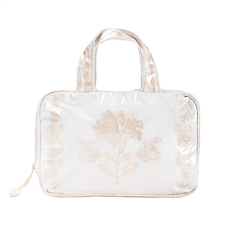 PEONY HANGING COSMETIC BAG