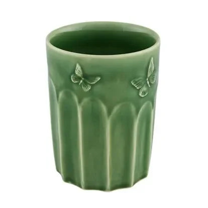 Pátio Earthenware Old Fashion with Butterfly Design (Set of 4) - The Mayfair Hall
