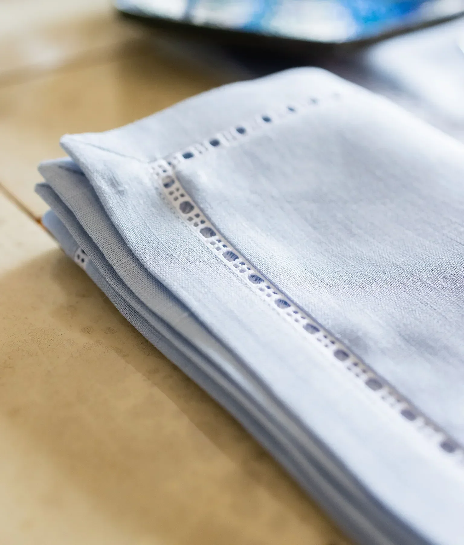 Pearl Napkins, Pale Blue - The Mayfair Hall