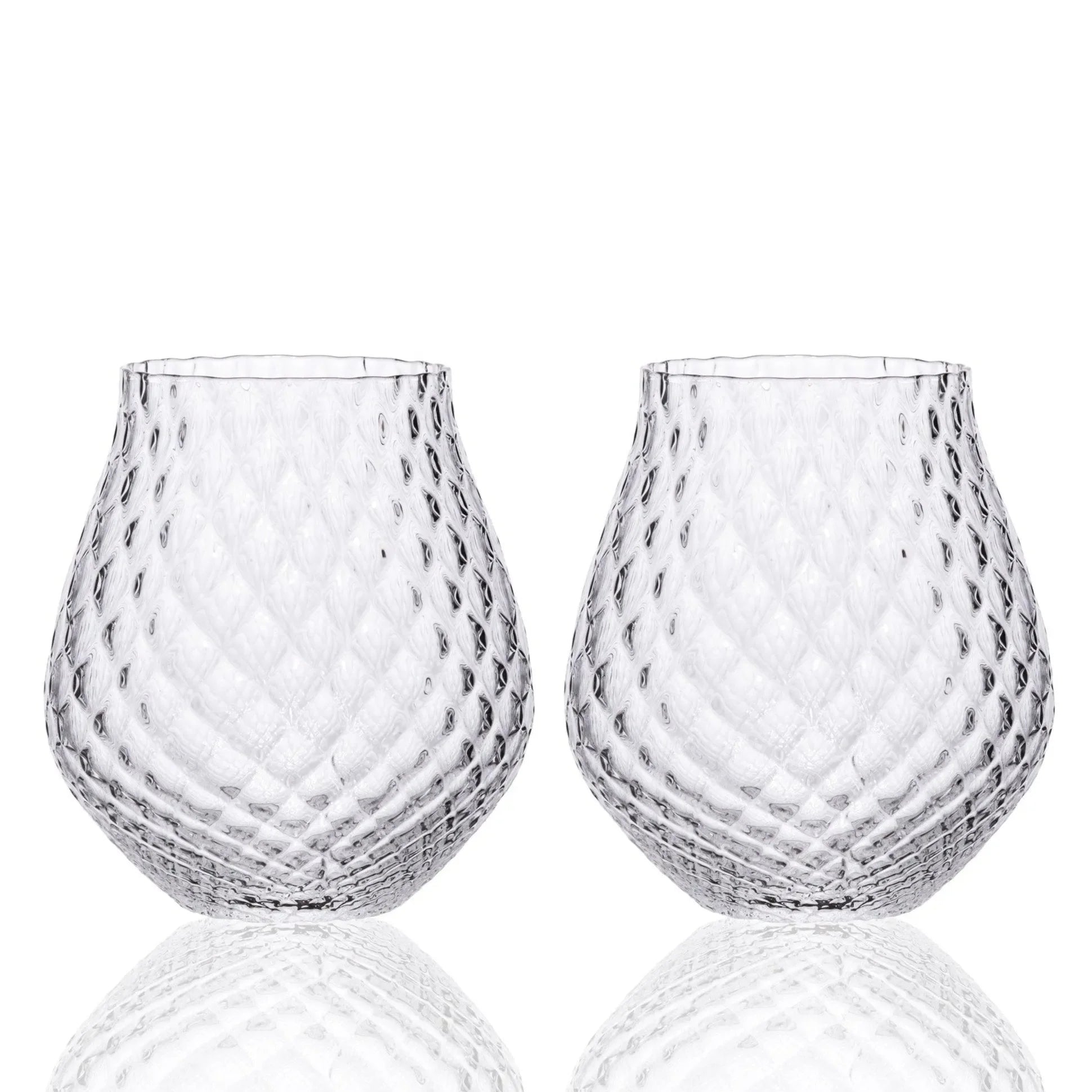 Phoebe Stemless Wine Glasses 22 Oz. (Set of 2) - The Mayfair Hall